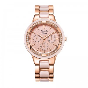 Alexandre Christie AC 2299 Rosegold Pink Ceramic BFBRGLN